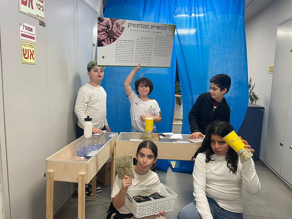 4th and 5th graders proudly present their sustainability projects, sharing practical ideas and real solutions for building a more responsible future.