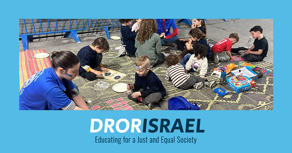 A Safe Space During Uncertain Days: Passover Day Camps for Evacuated Children