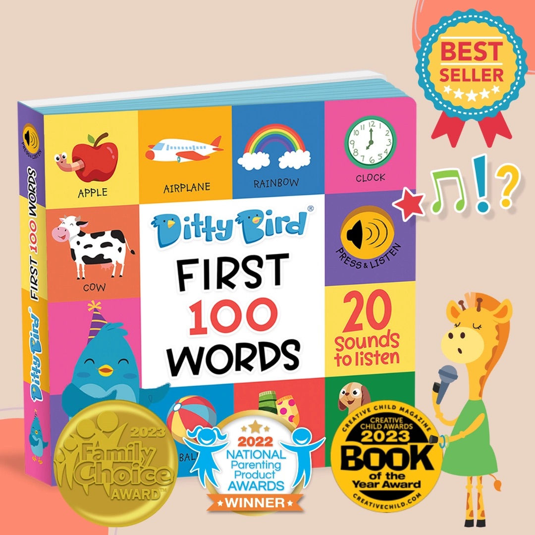 Ditty Bird Baby Book - First 100 Words