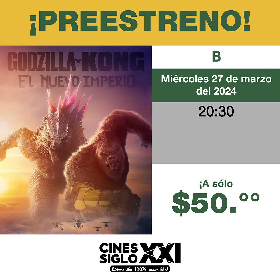 REGRESAN LOS TITANES DE LA PANTALLA A CINES SIGLO XXI
