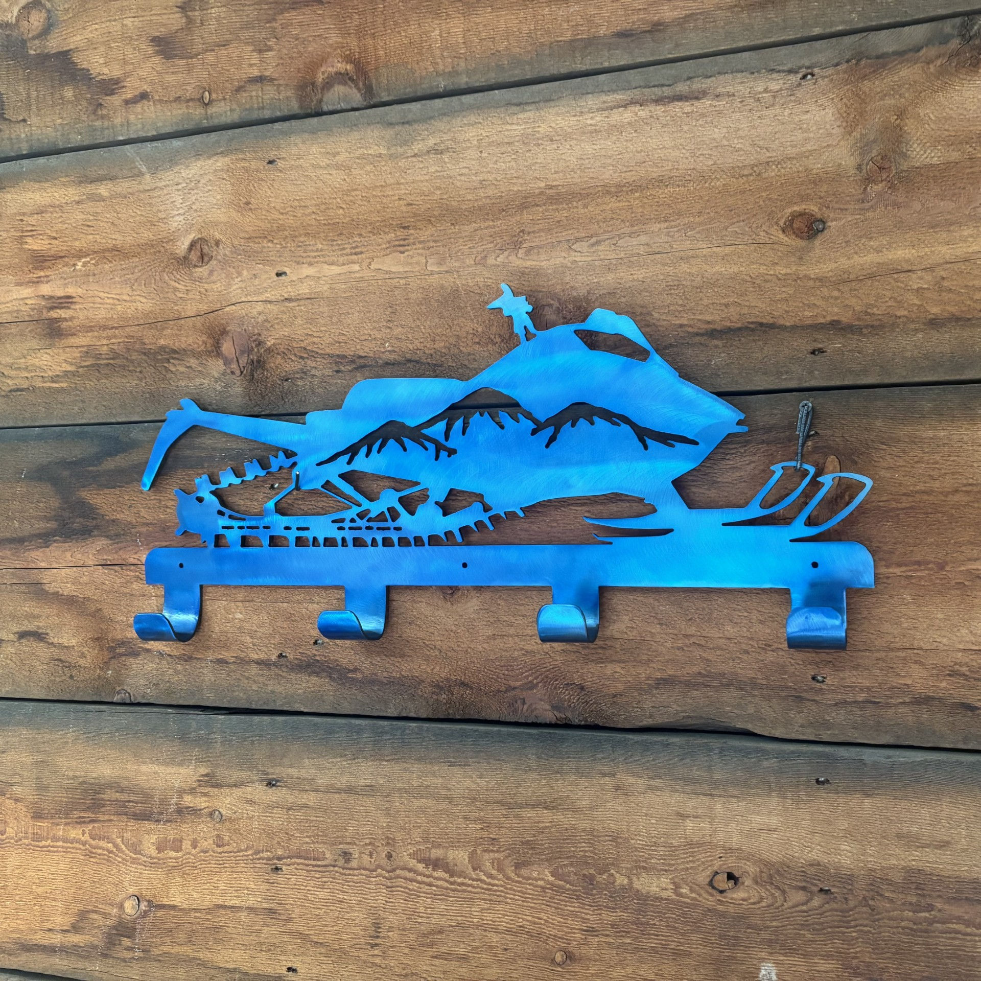 metal snowmobile coat rack
