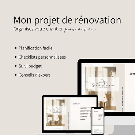 Mockup - Mon projet de rénovation