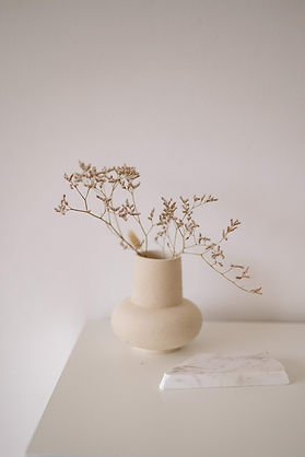 Fleurs séchées, ambiance douce et apaisante, illustration de l'univers de Sarah Assolen, architecte d'intérieur, Haute-Savoie