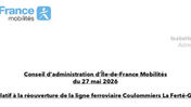 Voeu réouverture ligne ferroviaire La Ferté Gaucher