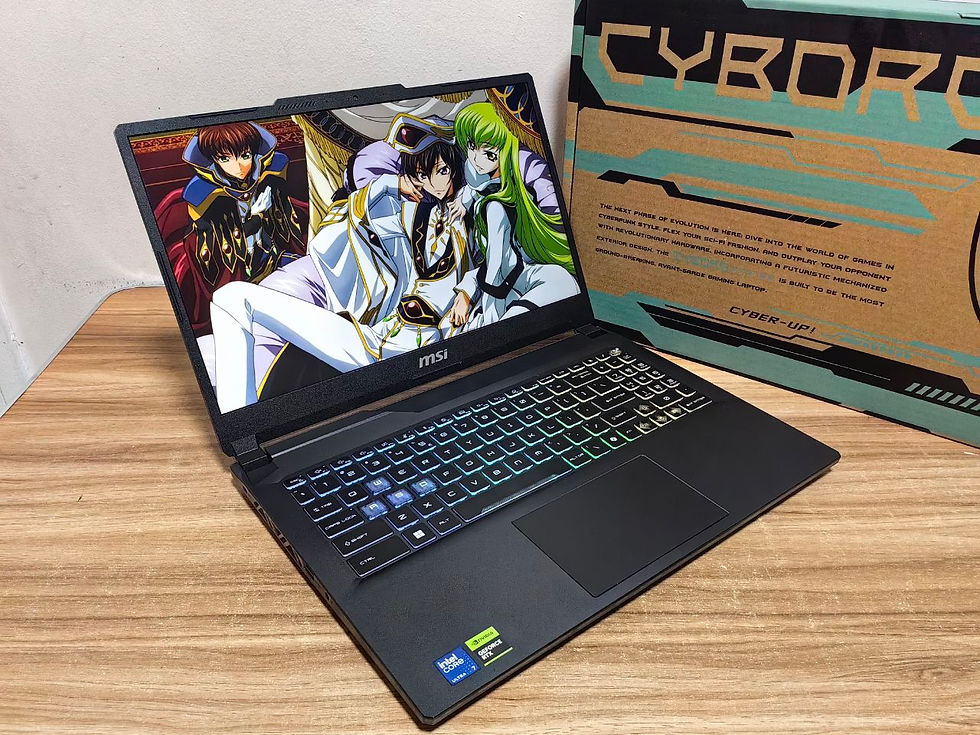 Thumbnail: MSI CYBORG 15 AI A1VFK
With Intel AI Boost