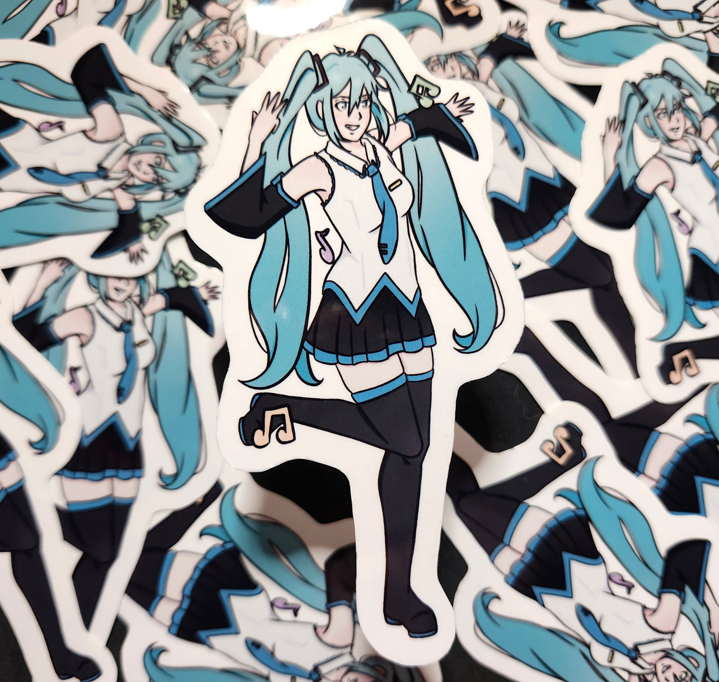 Hatsune Miku "Three" Sticker