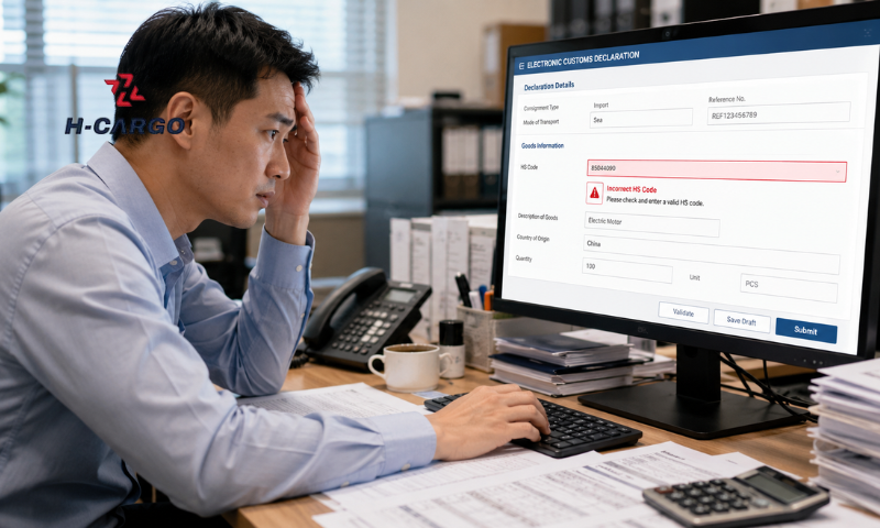 Khai sai mã HS Code khi làm tờ khai hải quan điện tử