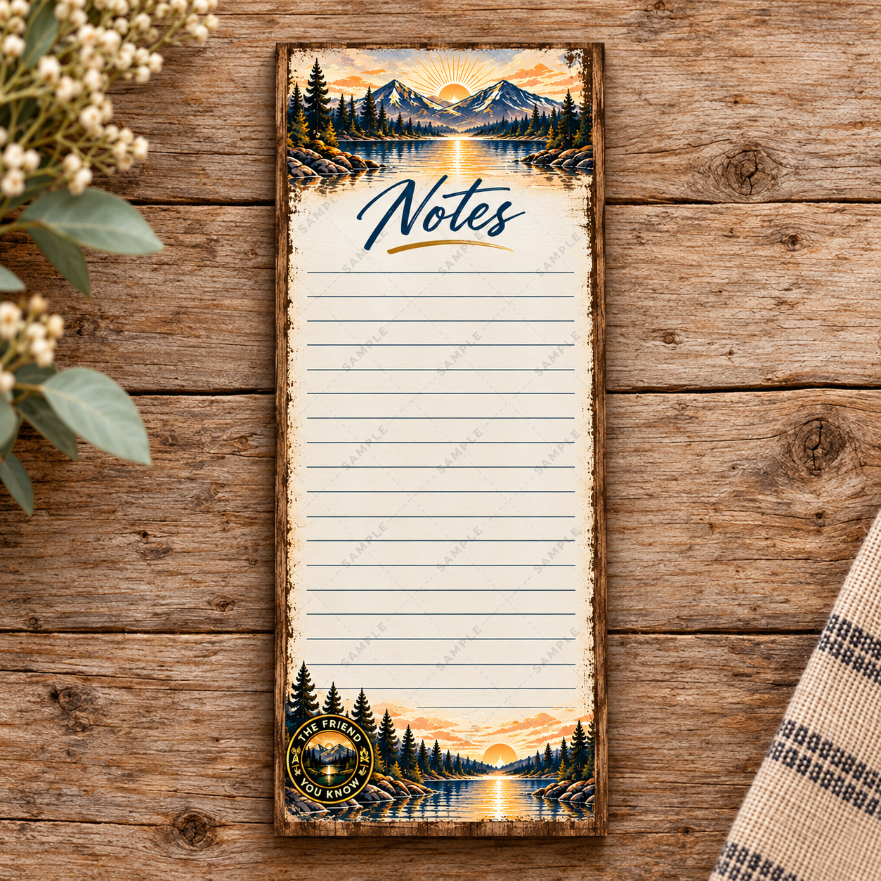 The Friend You Know Notepad – 3.5" × 8"