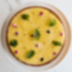 Pistachio & Lemon Basil Tart