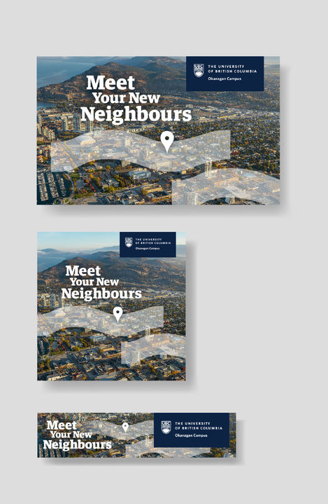 Web graphics for both UBC and Kelowna Chamber of Commerce channels