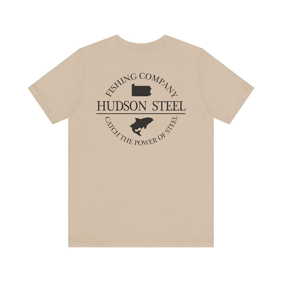 Thumbnail: Hudson Steel Fishing Co. Short Sleeve Tee - Outdoor Adventure Shirt