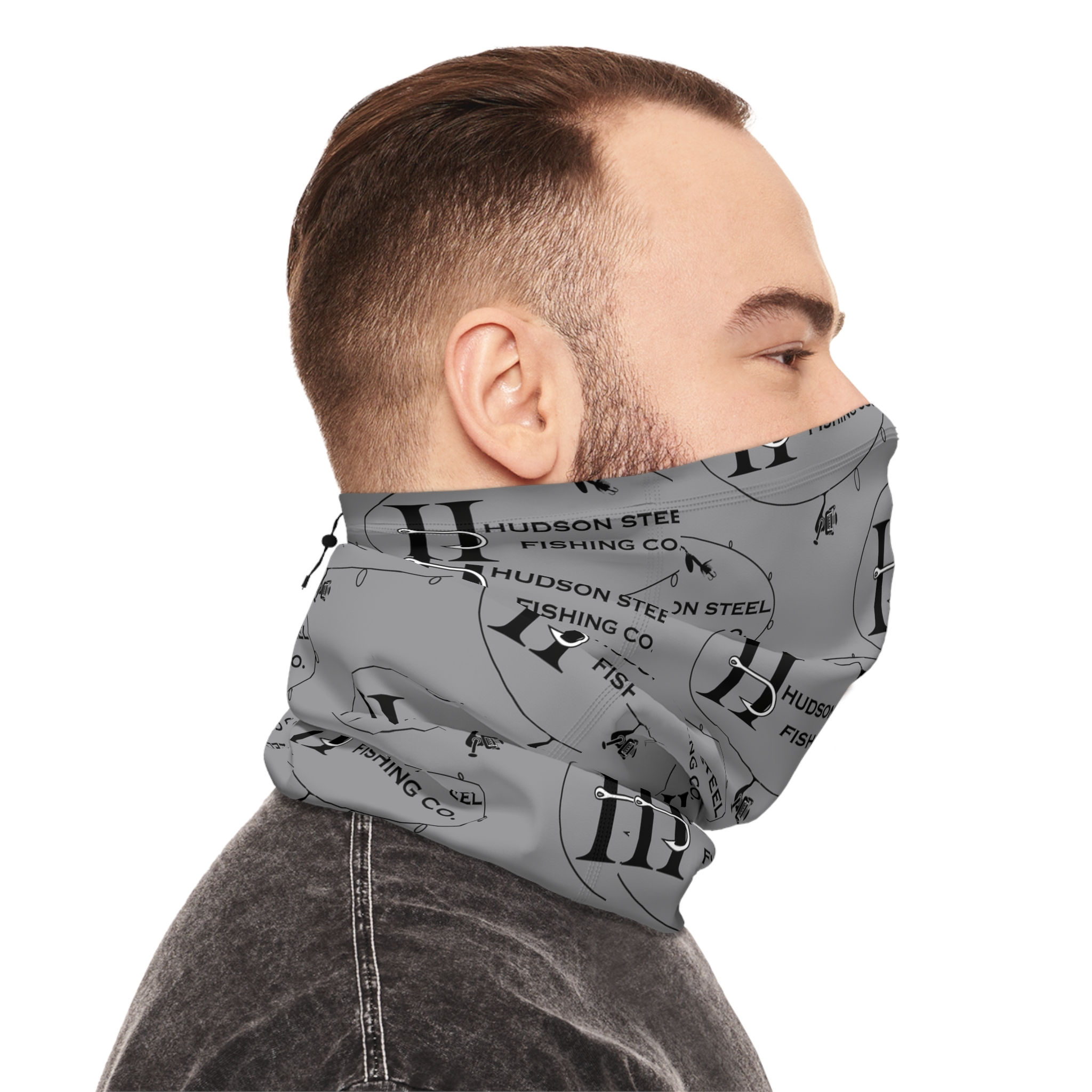 Neck Gaiter with Drawstring