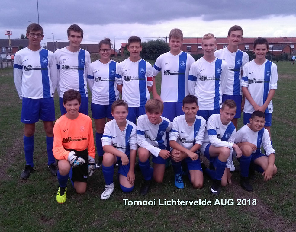 Tornooi Lichtervelde aug 2018