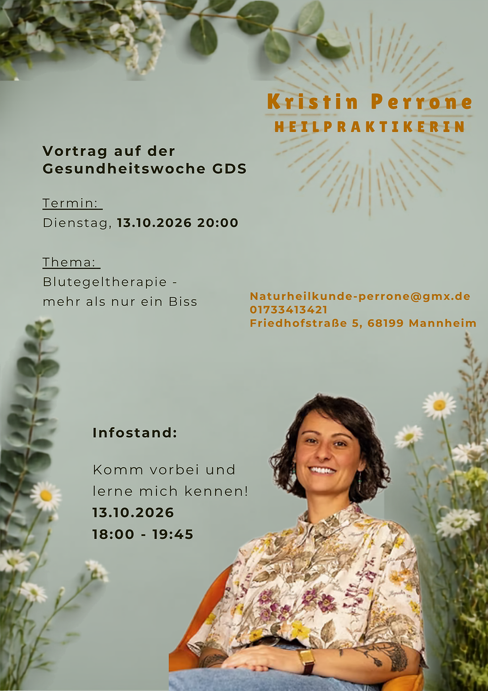 Vortrag auf der GDS-Gesundheitswoche