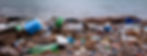 plastic pollution on beach