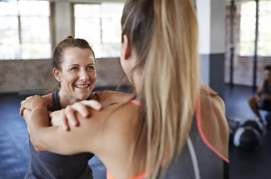 Personal Trainer and their Client