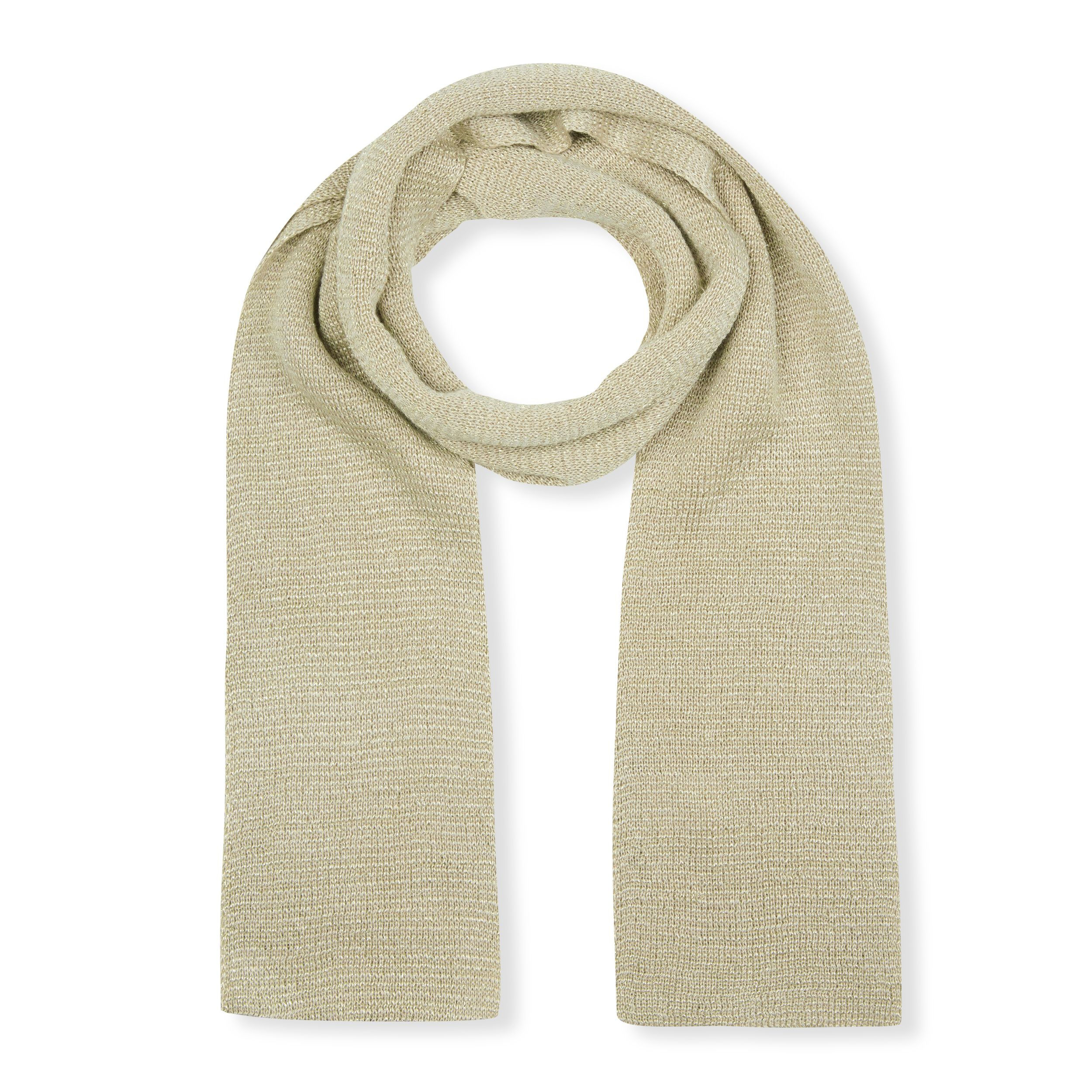 Laura Ashley Gold Knitted Skinny Scarf