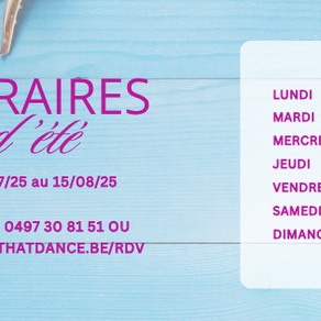 HORAIRES D'ETE