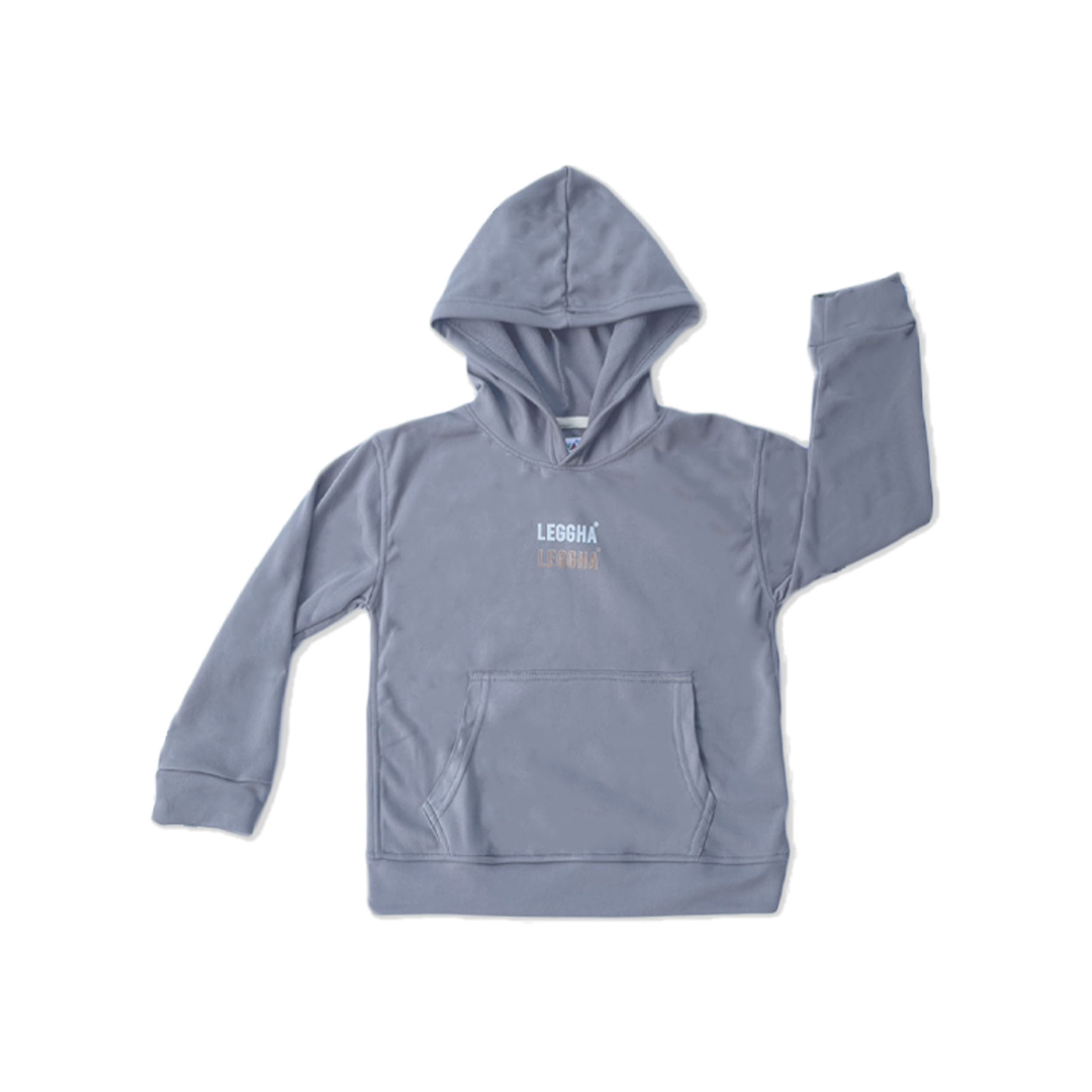 เสื้อฮู้ดเด็ก (สีเทา) แขนยาว เนื้อผ้าขูดขน