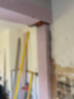 Support beam for structural alterations