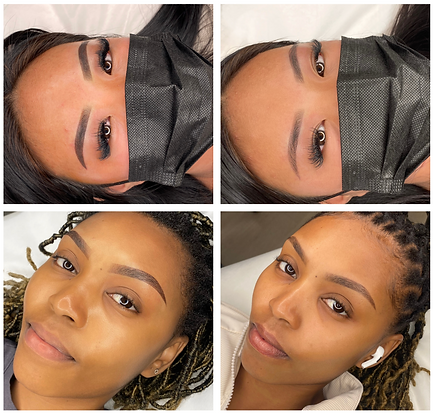 After ombre brows and healed ombre brows