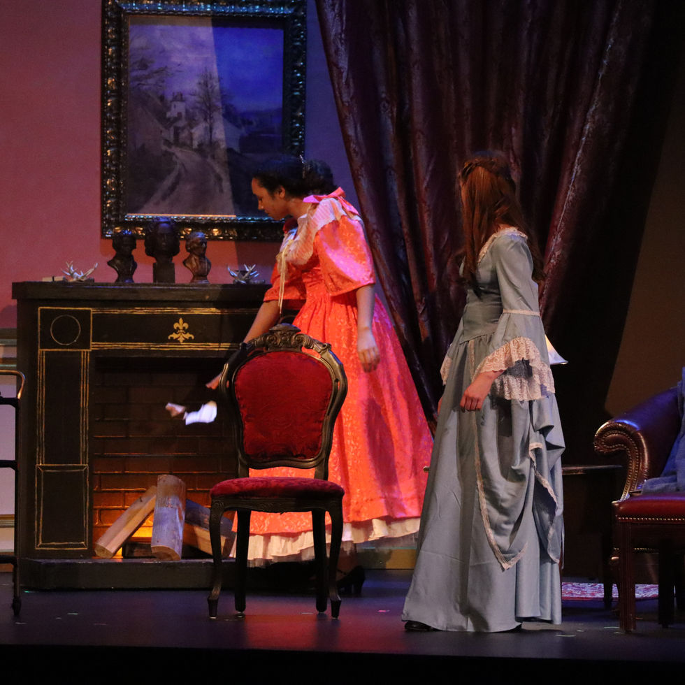 Lady Windermere and Mrs.Erynne during Act 3