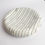 Thumbnail: Plate for fruit or decoration — white and light gray natural marble