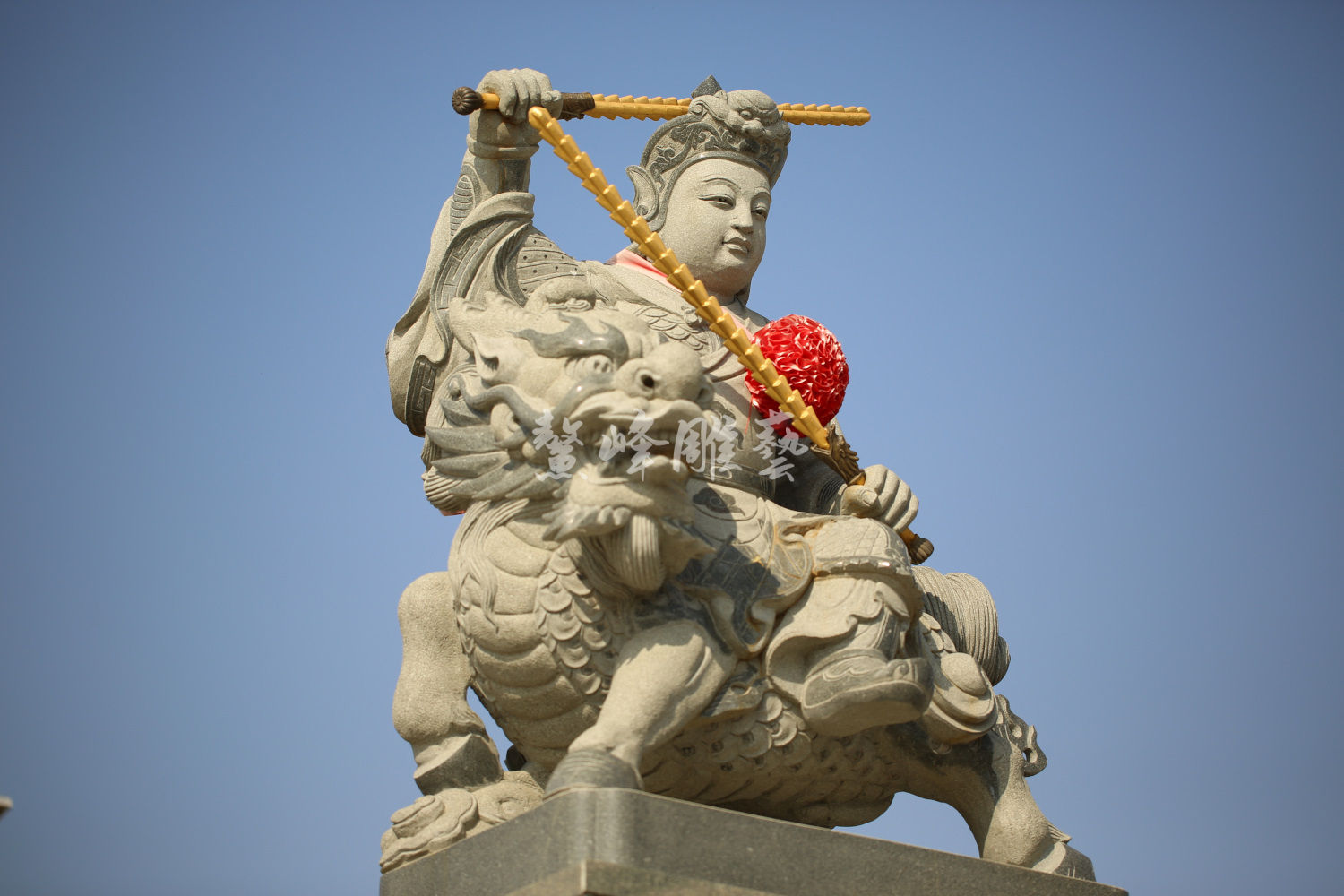 由峰罡石業所雕刻的石雕神像【神像與神獸】