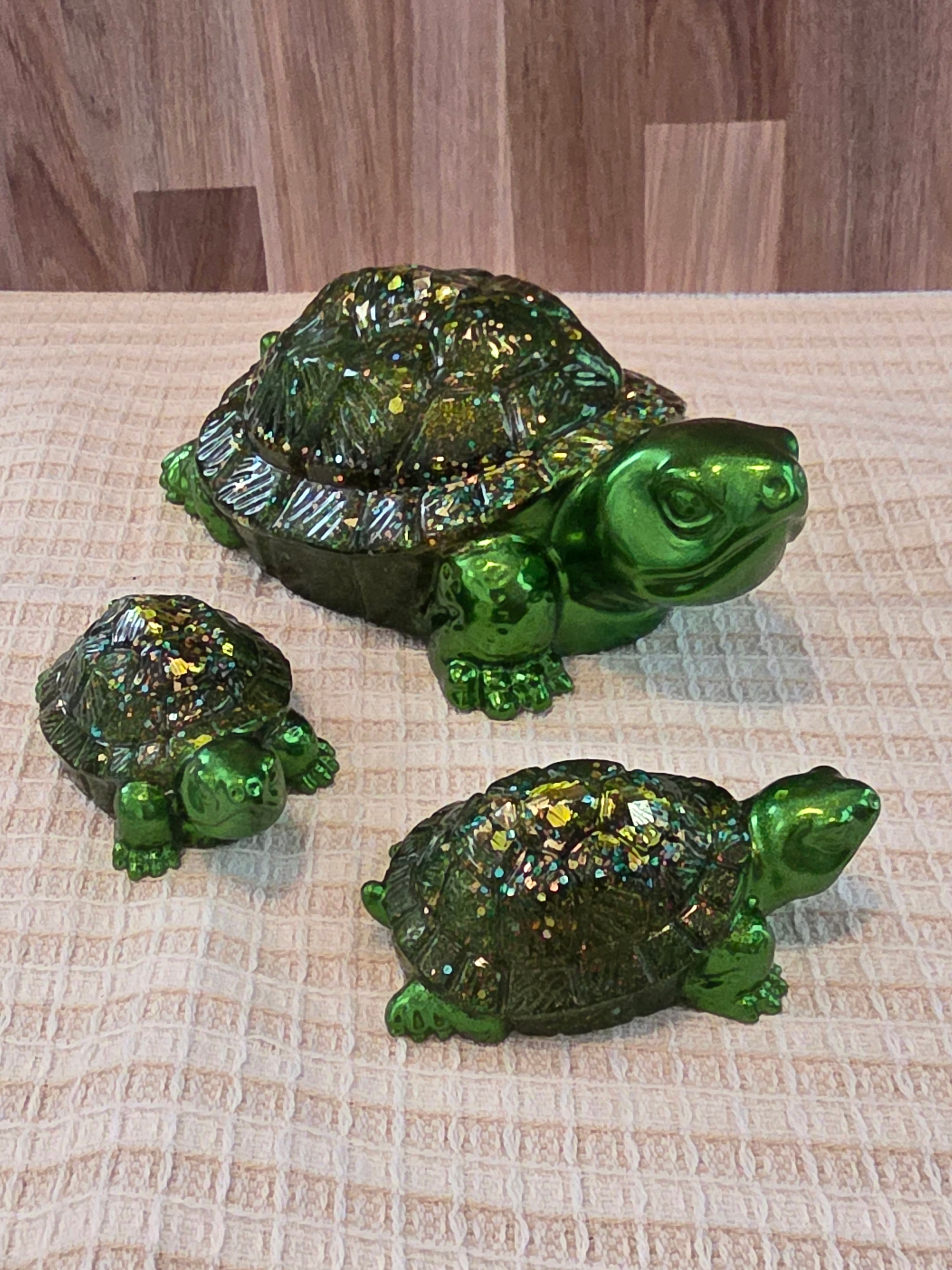 Emerald Joy — Resin Turtle Family