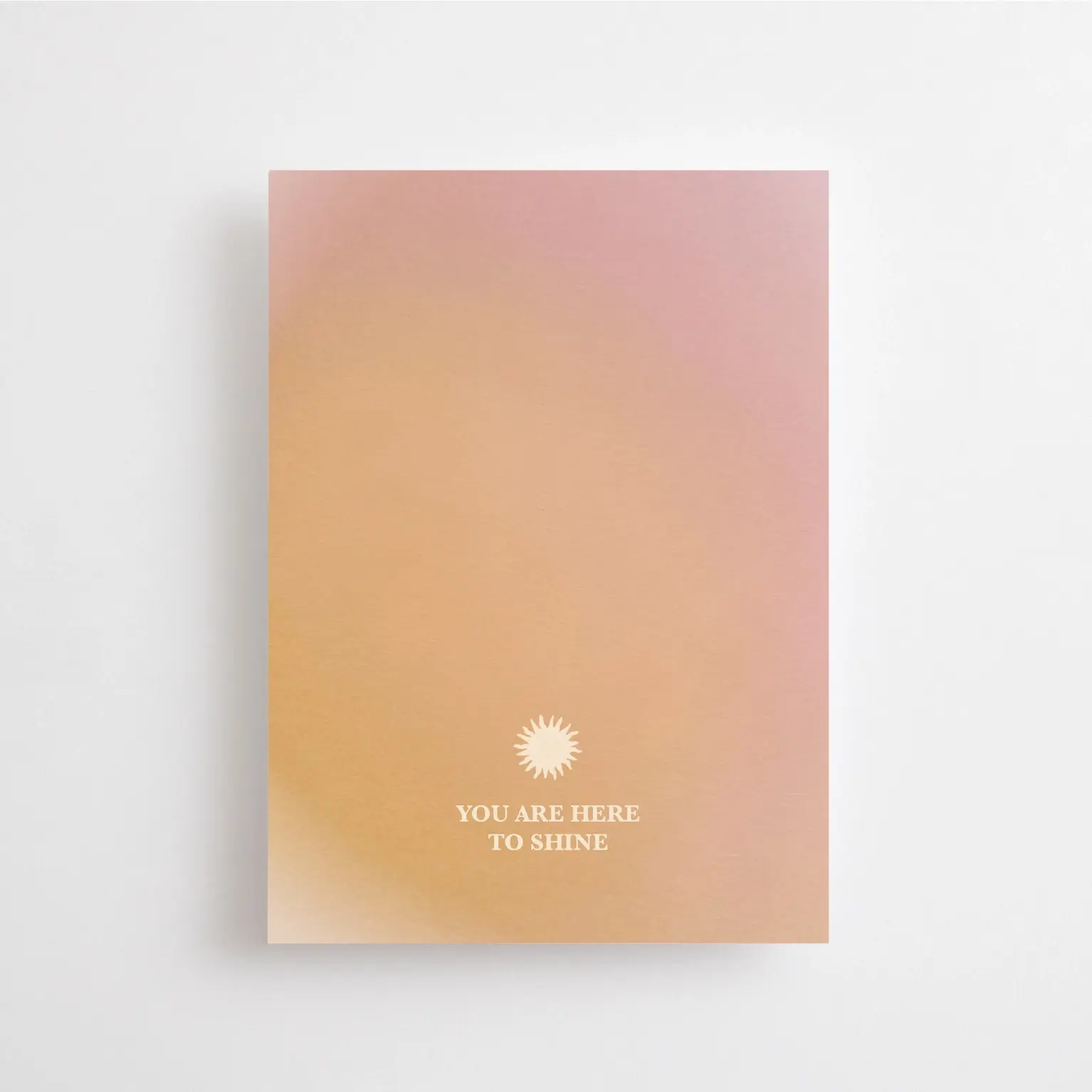 3rd Chakra - You Are Here To Shine - Postcard Thick Natural Paper