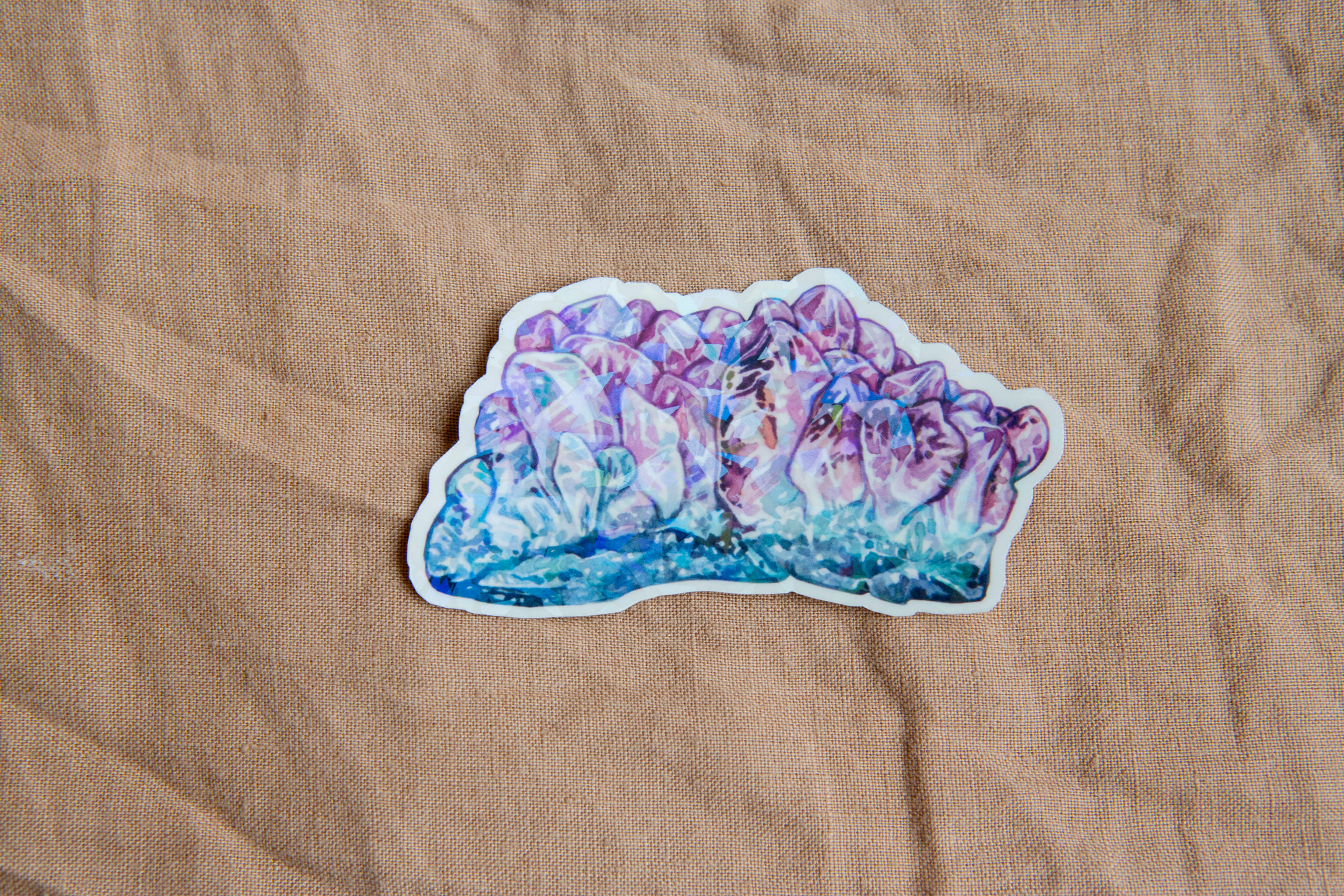 Sparkly Sticker Amethyst