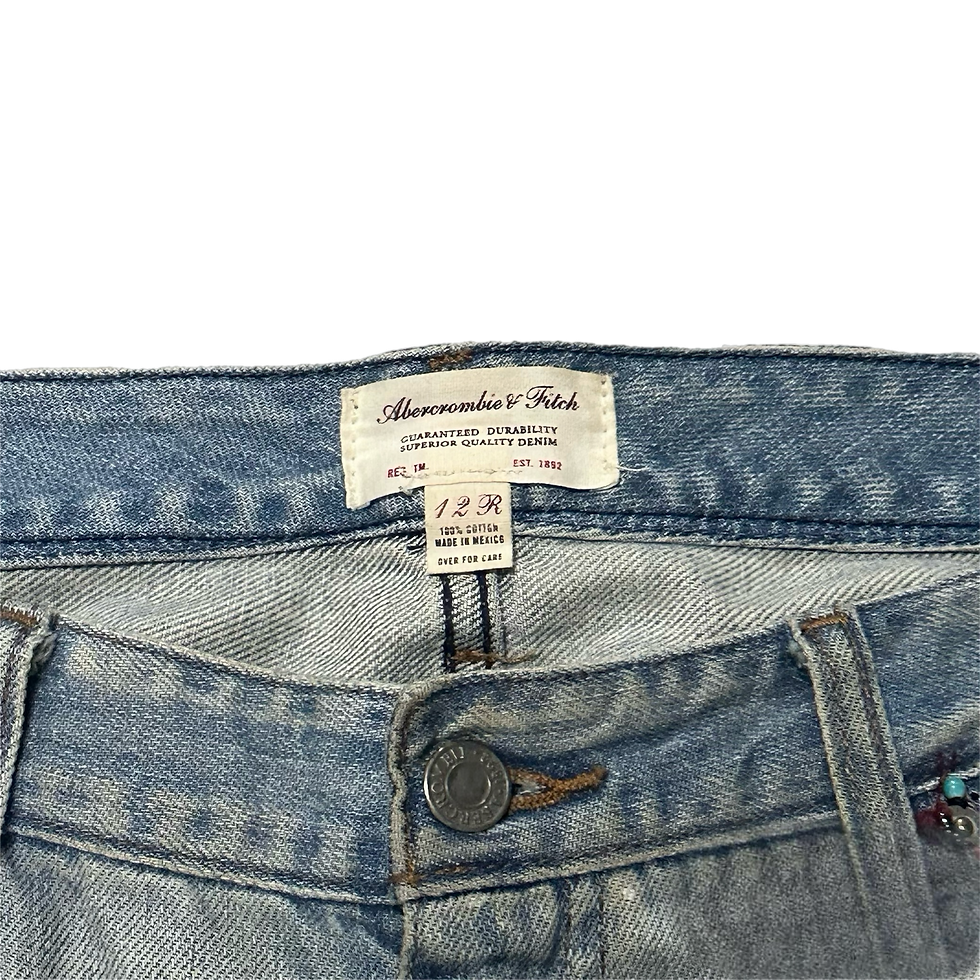 サムネイル： Abercrombie&Fitch ダメージフレアデニム