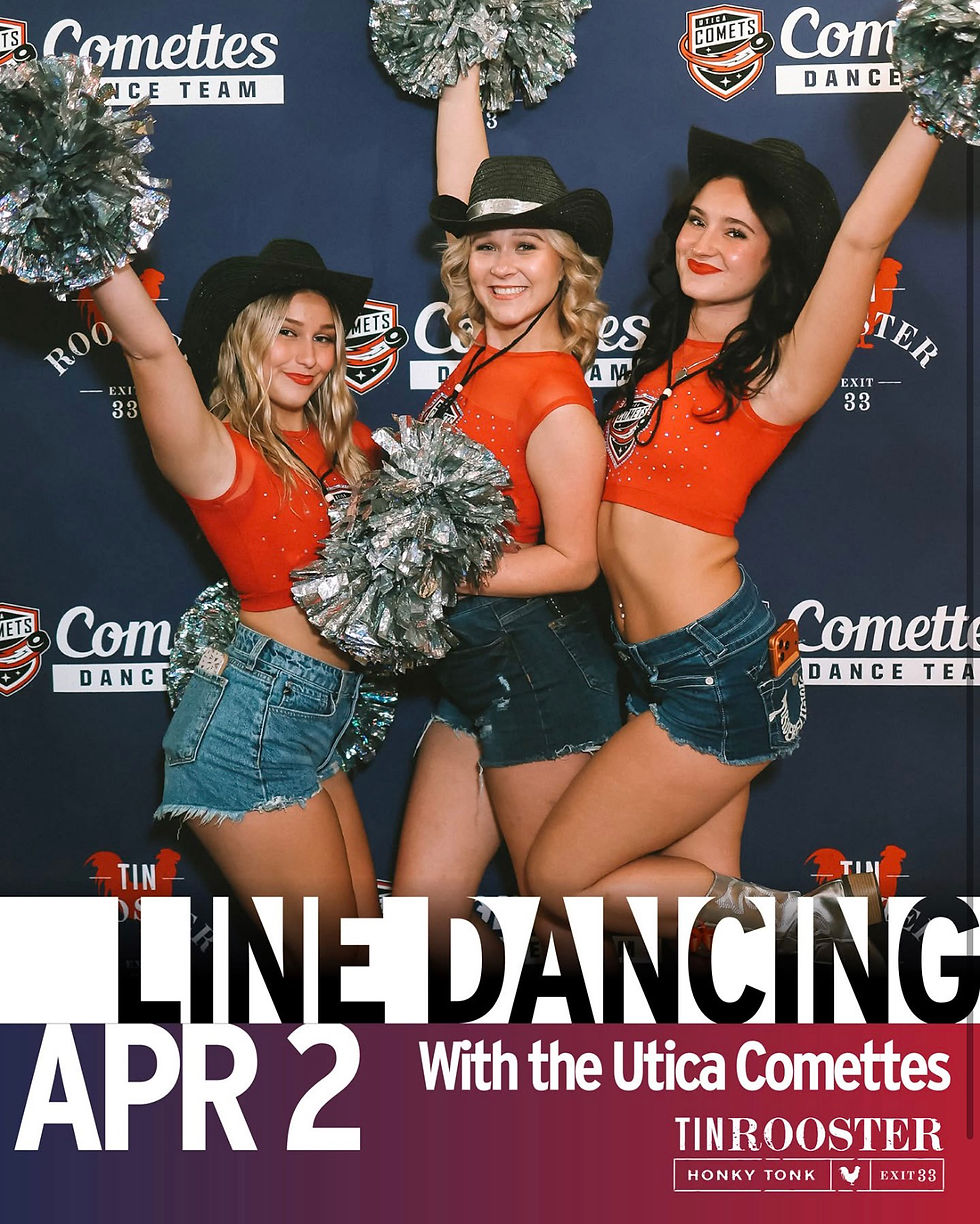 Tin Rooster - Line Dancing with the Utica Comettes