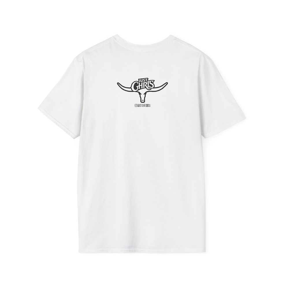 Thumbnail: BBQ Stain on my white T Shirt - Unisex Softstyle T-Shirt - Country Lyrics Tee