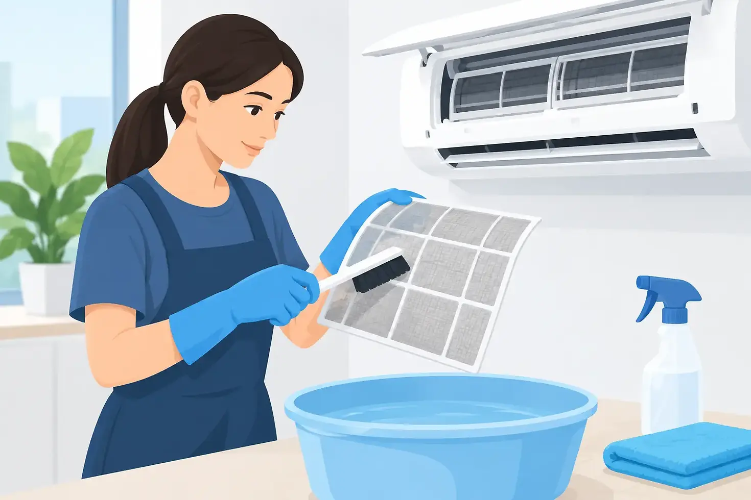How to Clean Aircon Filters Without Damage