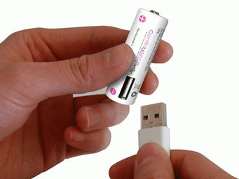 Pilha recarregável com USB é ‘baratinha’ promete 500 recargas.