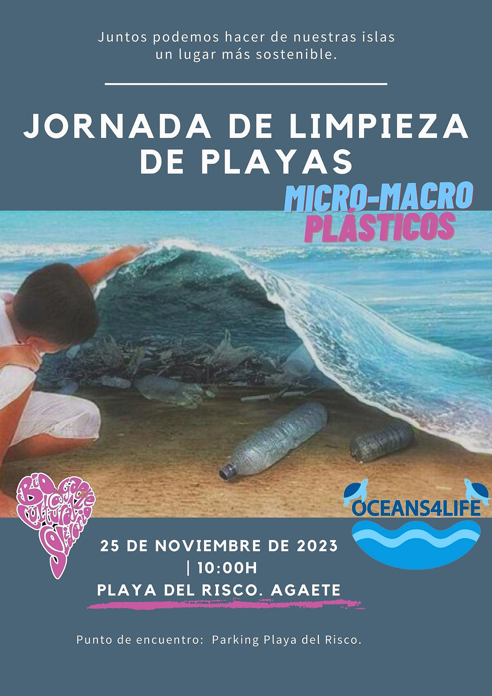 BioAgaete Cultural Solidario Micro/Macro Plastico Limpieza