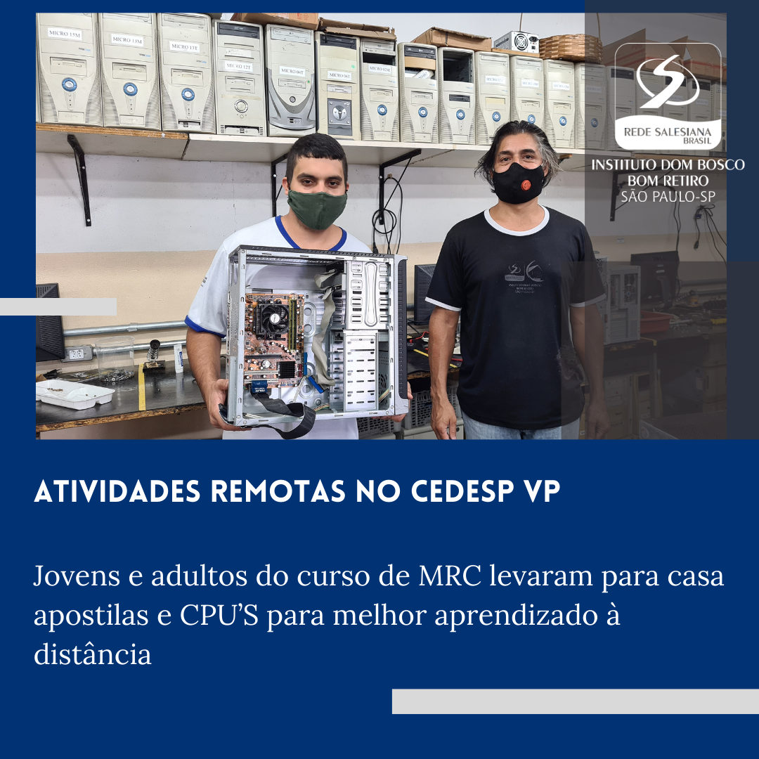 Atividades Remotas no CEDESP VP