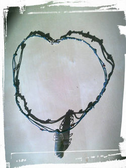 Collier à perles avec Labradorite