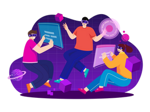 Gen Z students and professionals engage in digital reading, reflecting changing attention patterns