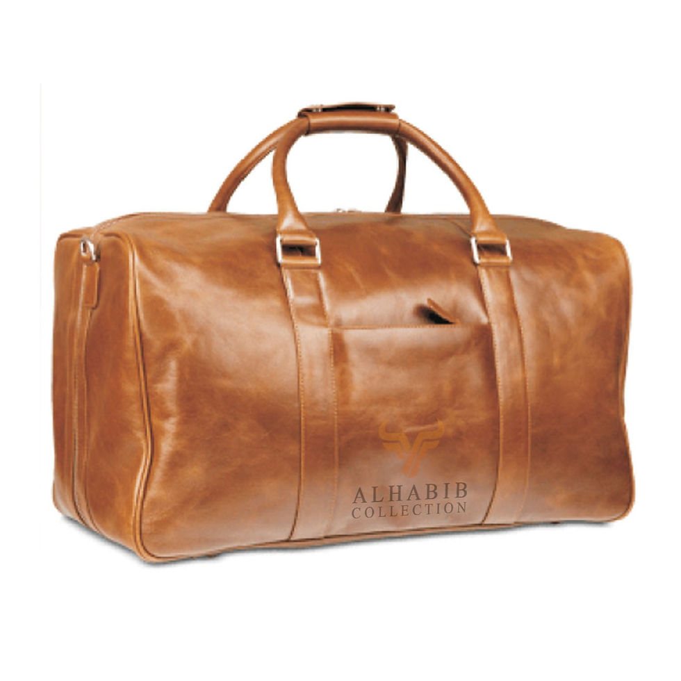 Leather Duffel Bag 08 (AHLDB006)