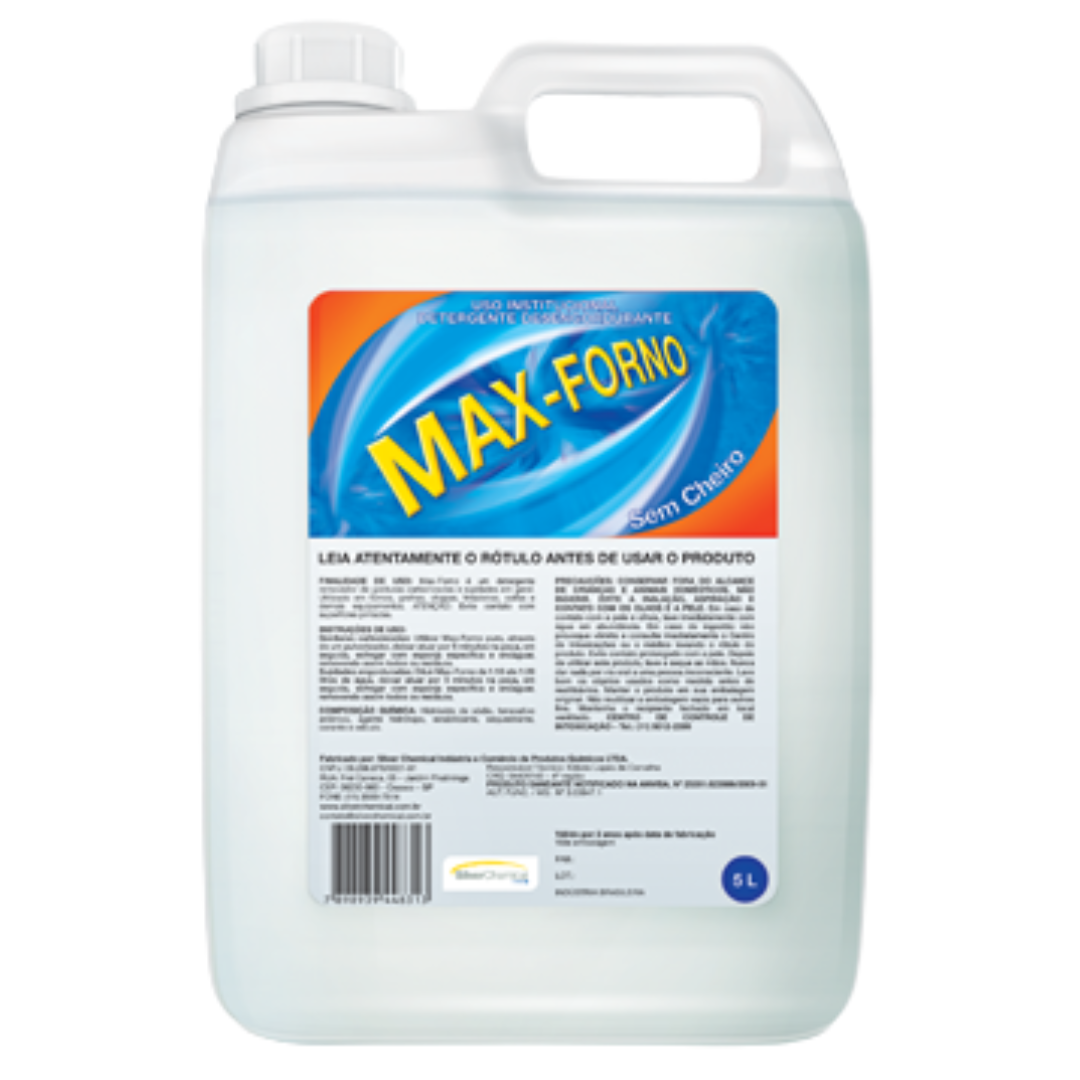 Detergente desengordurante Max Forno 5L