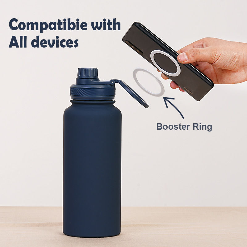 Thumbnail: SPORTS BOTTLE WITH MAGNET PHONE HOLDER