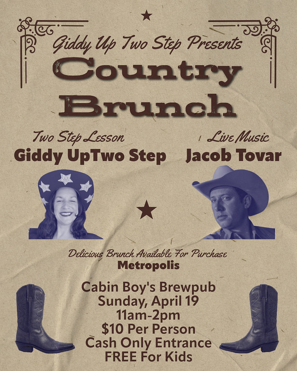 04/19 11a-2p Country Brunch on Main!