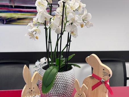 Wir wünschen Ihnen allen frohe und sonnige Ostern!