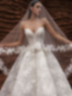 luxury lace ball gown bridal gown from Cherie Amor Bridal Orange County