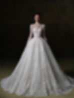 lace ball gown wedding dress