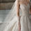 Thumbnail: Strapless lace bridal gown with sweetheart neckline and voluminous ball skirt.
