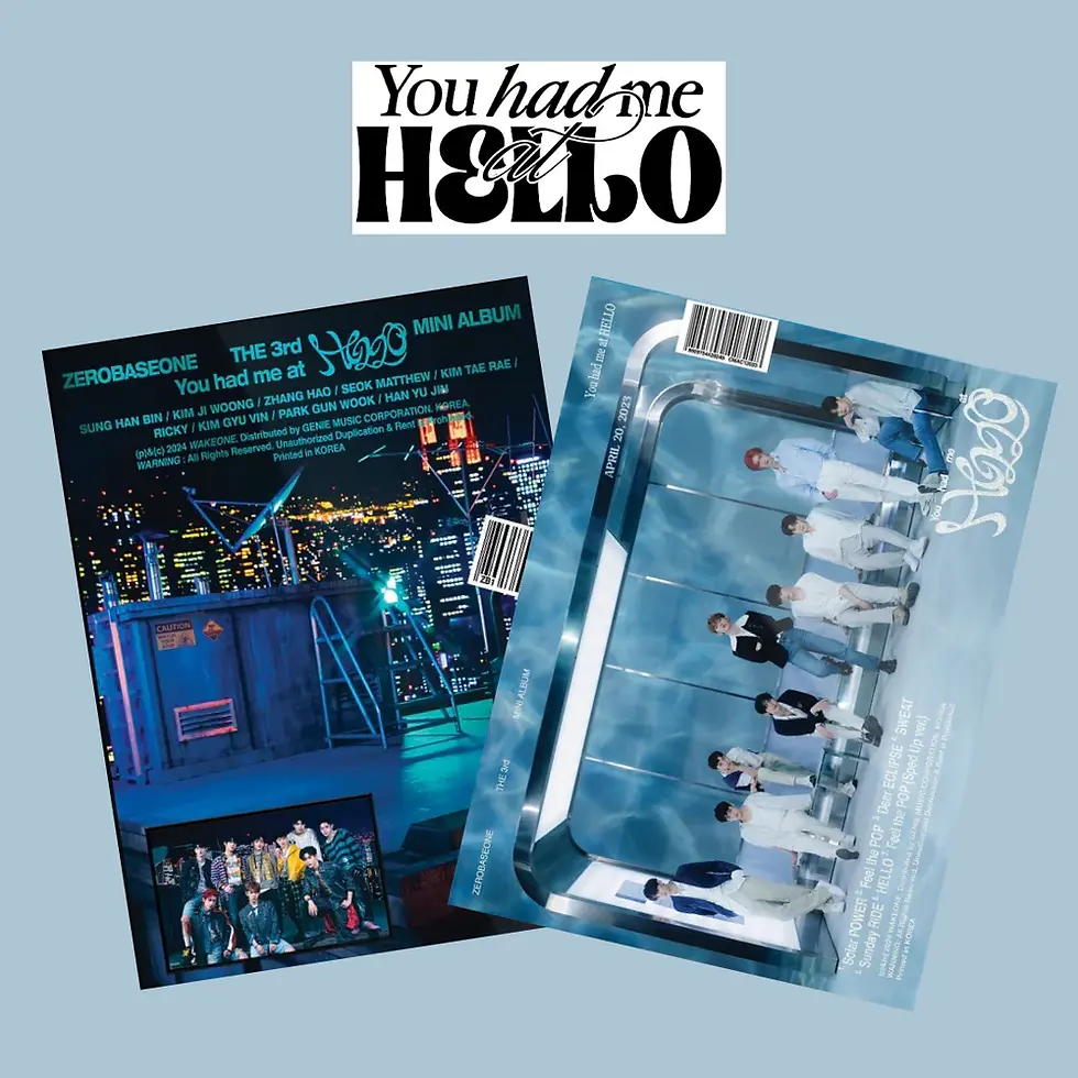 ZEROBASEONE - You Had Me At Hello