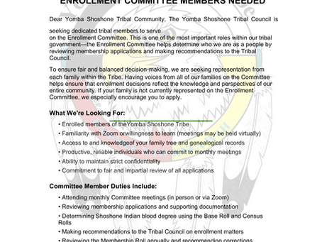 Seeking Enrollment Committee Members